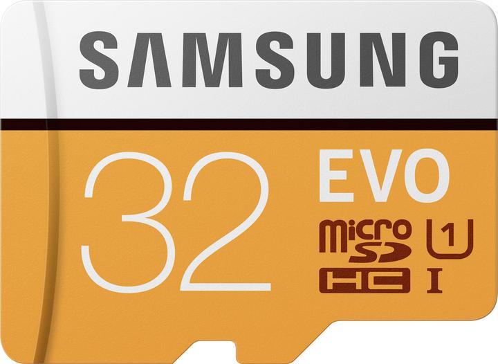 Produktbild Samsung EVO - microSDHC Card (32 GB, microSDHC, U1, UHS-I)