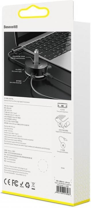 Produktbild Baseus CAHUB-GA01 (USB-C, USB-A, 4 Ports)