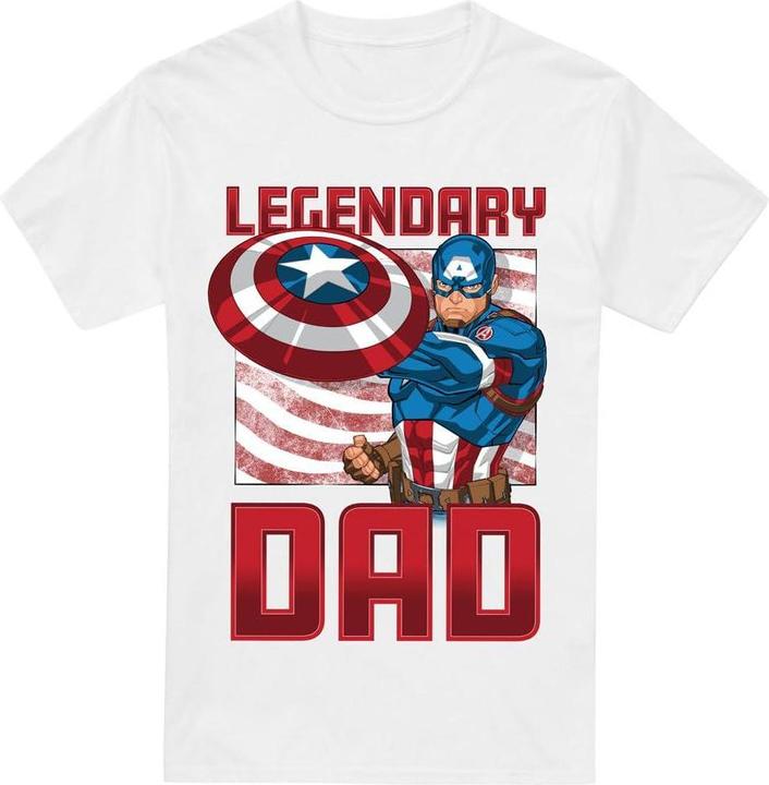 Captain America Legendary Dad TShirt (M)