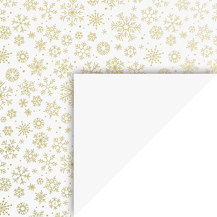 Actual product image Heyda Motif cardboard "Snowflakes", 50 x 70 cm gold (240 g/m², 1 x)
