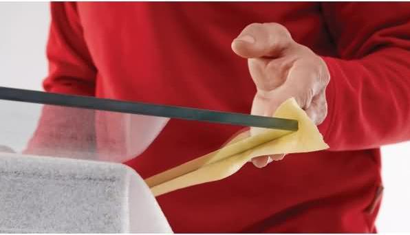 Actual product image tesa Crepe tape krepp® 4322 strongly creped chamois length 50 m width 50 mm (50 mm)