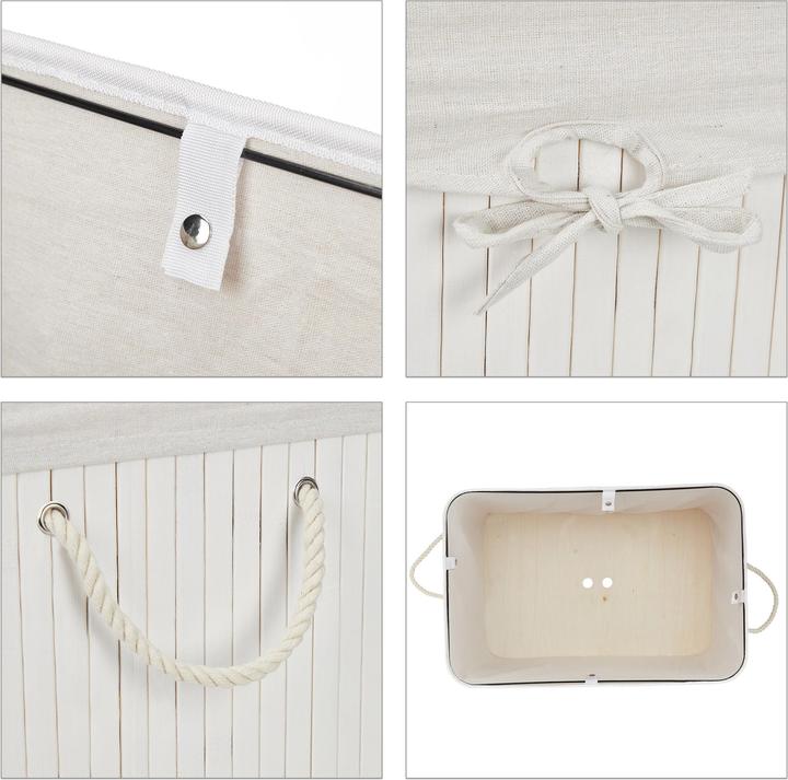 Actual product image Relaxdays Laundry basket (40 l)
