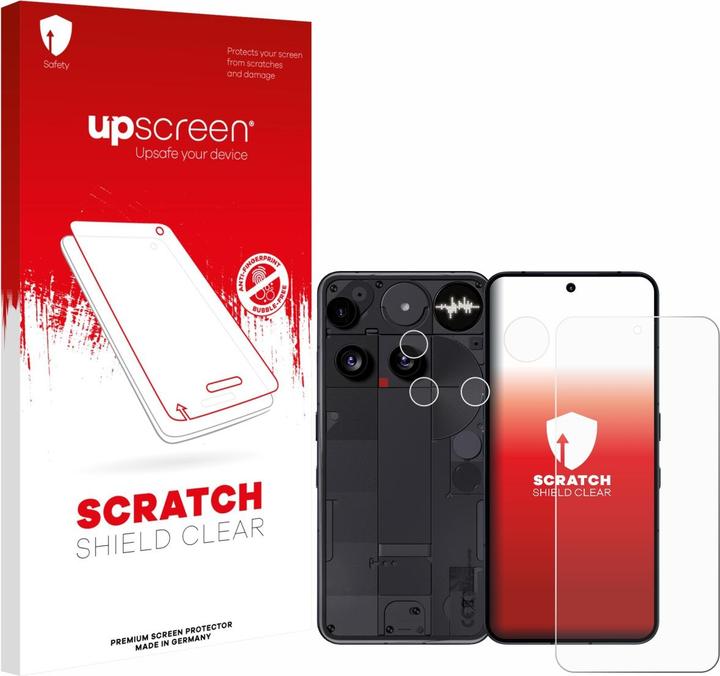 Actual product image upscreen Scratch Shield Protector (1 Piece, Nothing Phone (3a))