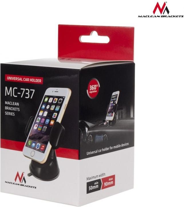 Produktbild Maclean MC-737 holder Passive holder Mobile phone/Smartphone Black