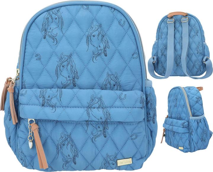Schmidt Spiele Miss Melody - Small Backpack - BLUE QUILT - (0412026)