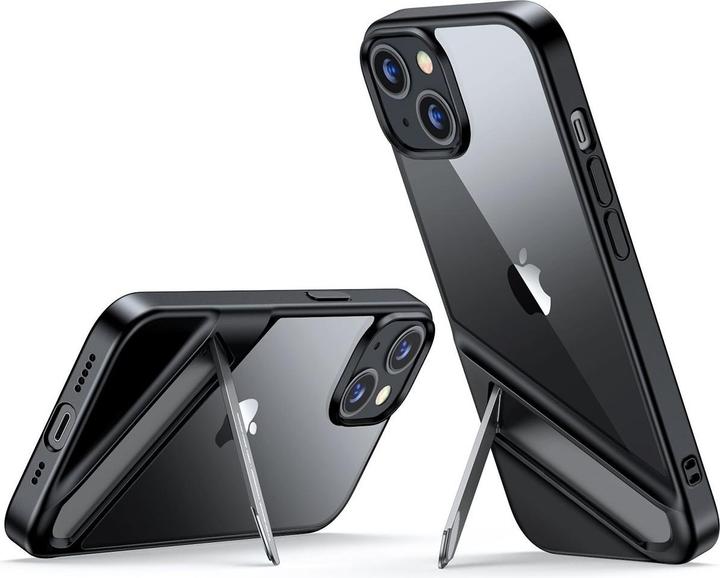 Ugreen LP633 Kickstand Custodia protettiva rigida con telaio in gel e supporto incorporato per iPhone 14 (9 (Apple iPhone 14)
