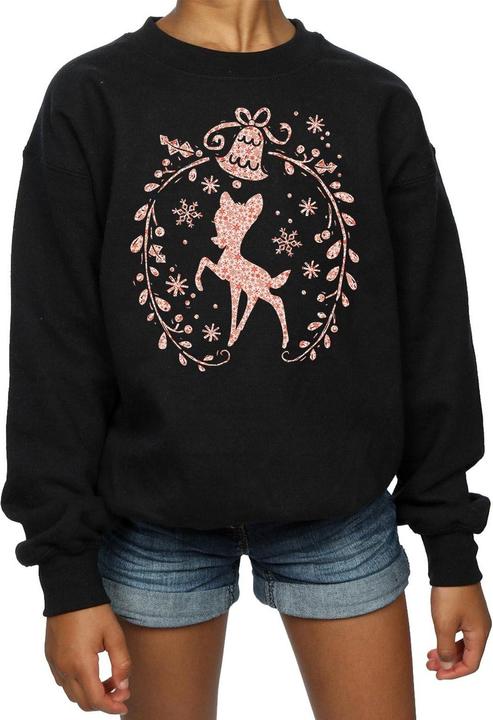 Produktbild Disney Bambi Christmas Wreath Sweatshirt Mädchen (152, 158)