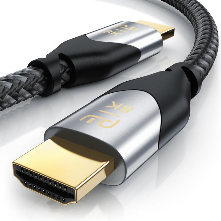 Actual product image Primewire HDMI Cable 2.1, Type A, UHD, Ethernet, 8K 7680 x 4320 @ 120 Hz, 4k @ 240 Hz, 3D TV, eARC, HDR10+ (1.50 m, HDMI)