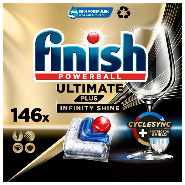 Produktbild Finish Ultimate Plus Infinity Shine (Tabs, 146 Waschgänge)