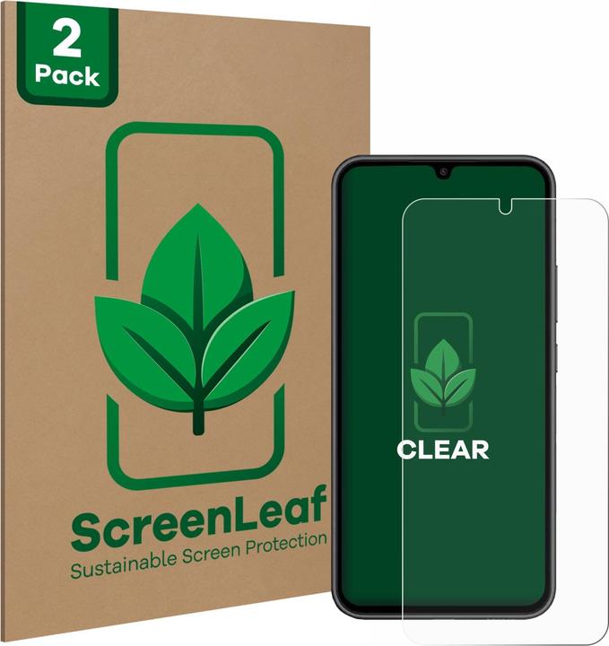 Image du produit ScreenLeaf Film de protection durable Protection d'écran Film clair transparent (2 pièce(s), Samsung Galaxy A34 5G)