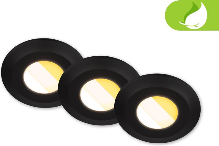Produktbild Briloner Nachhaltige Ultraflache LED Einbauleuchten 3er-Set (520 lm)