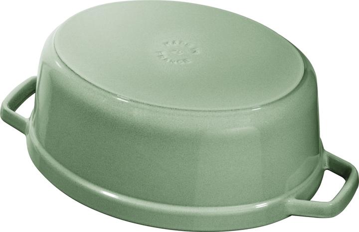 Productafbeelding Staub Ovale gietijzeren pan 4 2 ltr mint (Braadpan + kasserol, Gietijzer)