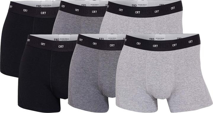CR7 Boxershort Casual Figurbetont Bamboo, Trunk 6-pack FSC