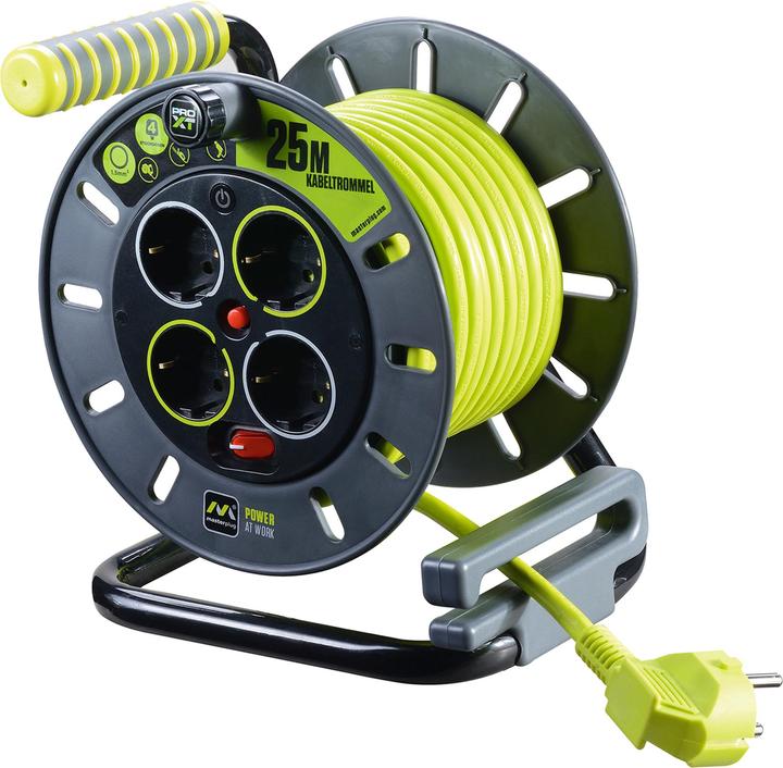 Masterplug ProXT Cable Drum Robust L 25m (25 m, 1.50 mm²)