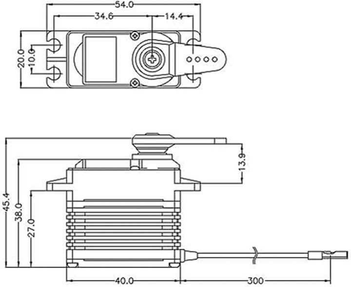 Produktbild Hitec hsb-9380th (7,4v/34kg/0,14s) ultra torque brushless digital hv servo