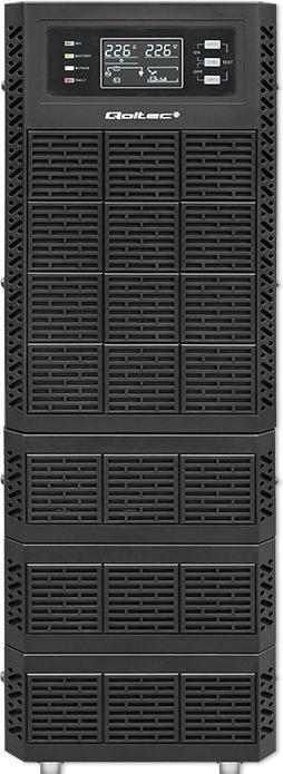 Immagine prodotto Qoltec ZASILACZ AWARYJNY UPS 10KVA | 10000W | FATTORE DI POTENZA 1.0 | LCD | EPO | USB | ON-LINE (10 VA, 10000 W, Doppio convertitore online UPS)