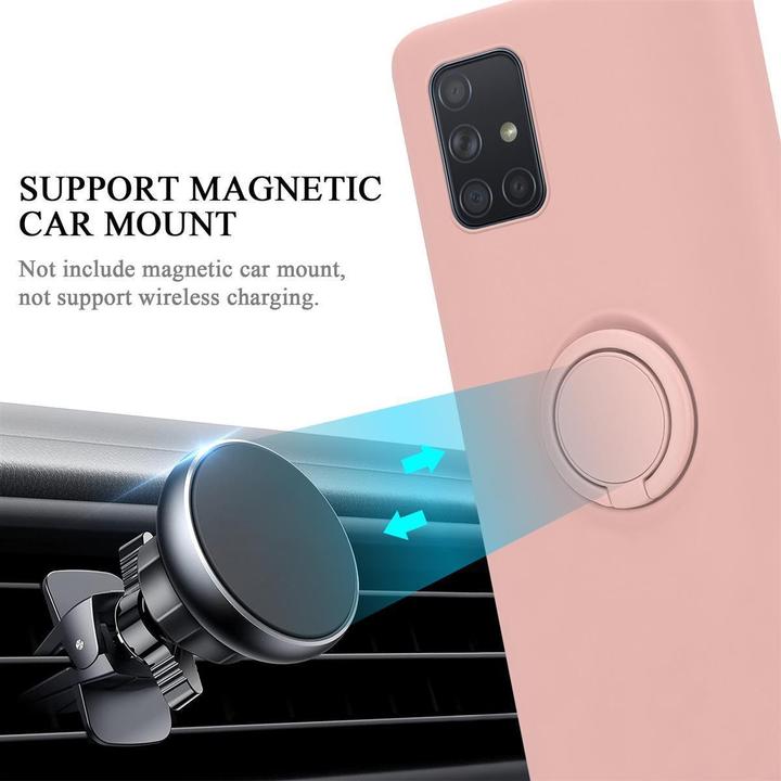 Image du produit Cadorabo Coque TPU Liquid Ring Silicone Case (Samsung Galaxy A71)