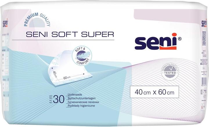 Seni Soft Super Einmal-Bettschutz 4 Tropfen (30 x, Normal)