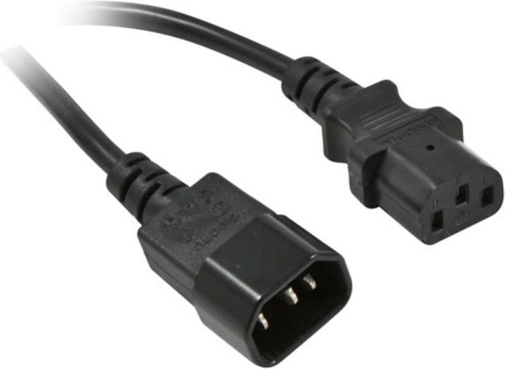 Actual product image Synergy 21 1m C14/C13 1m C14 Coupler C13 Coupler Black Power Cable (1 m)