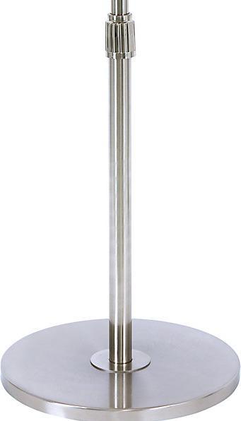 Actual product image EMZ Designer pedestal fan, HxWxD 1500 x 460 x 410 mm, chrome. (59 dB)