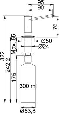 Actual product image Franke Novita