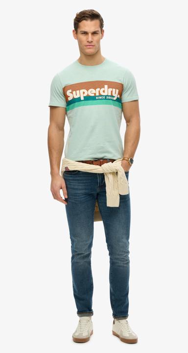 Actual product image Superdry Terrain Logo Stripe Relxed Tee (XXL)