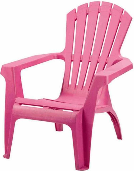 Image du produit ProGarden Chaise de pont Dolomiti, 75x86x86 cm, structure et surfaces en plastique rose, empilable