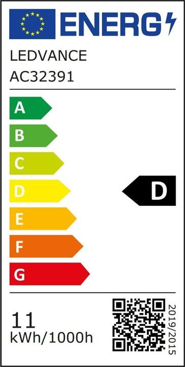 Energy Label Osram Retrofit Classic A (E27, 100 W, 1521 lm, 1 x, D)