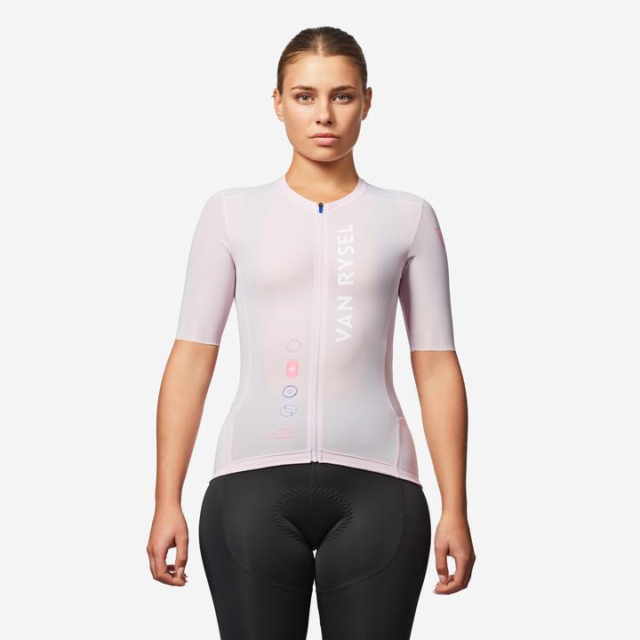 Image du produit Van rysel Maillot de vélo route manches courtes été unisexe - racer 2 lila (XL)