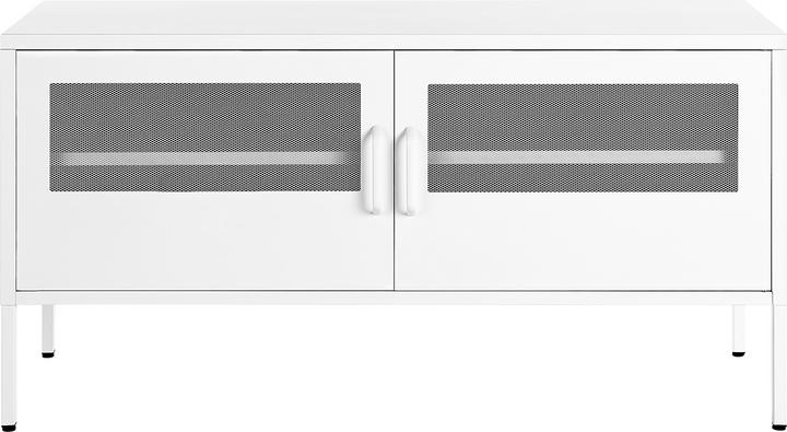 Immagine prodotto Beliani Credenza in metallo bianco 2 ante MORLEY (118 x 60 x 40 cm)