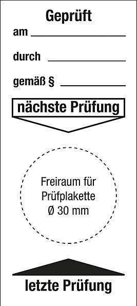 Produktbild Marahrens Prüfplakette/Grundplakette