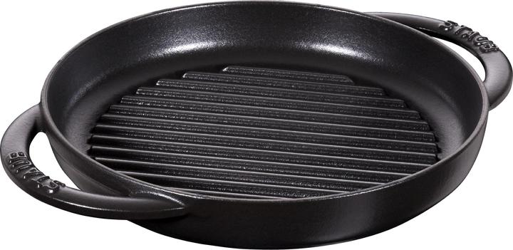 Image du produit Staub Poêle à griller (22 cm, Poêle à grillades, Fonte)