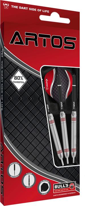 Produktbild Bull's Artos AR3 Steeldart, Red 80% Tungsten (22 g)