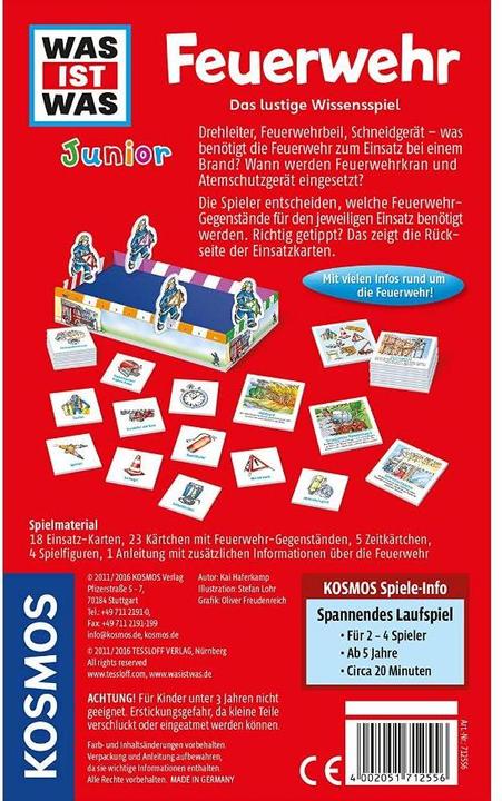 Produktbild Kosmos Was ist was - Feuerwehr (Deutsch)