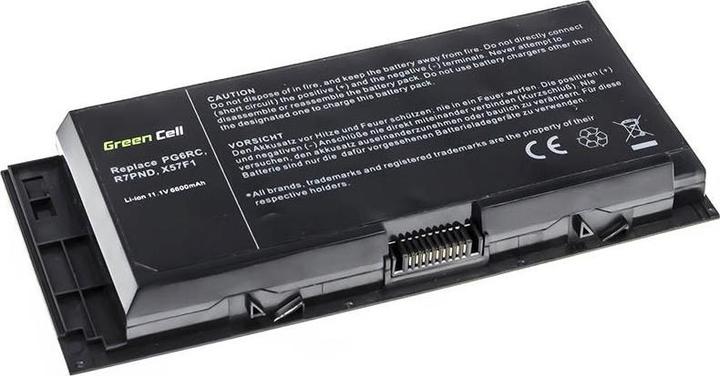 Actual product image GreenCell DE74 - Battery - DELL - Precision M4600 M4700 M4800 M6600 M6700 M6800 (9 Cells, 6600 mAh)