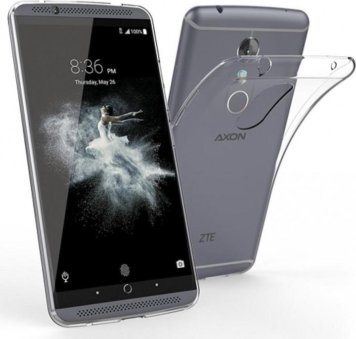 Actual product image Screenguard ZTE Axon 7 Flexible TPU Clear Case (ZTE Axon 7)