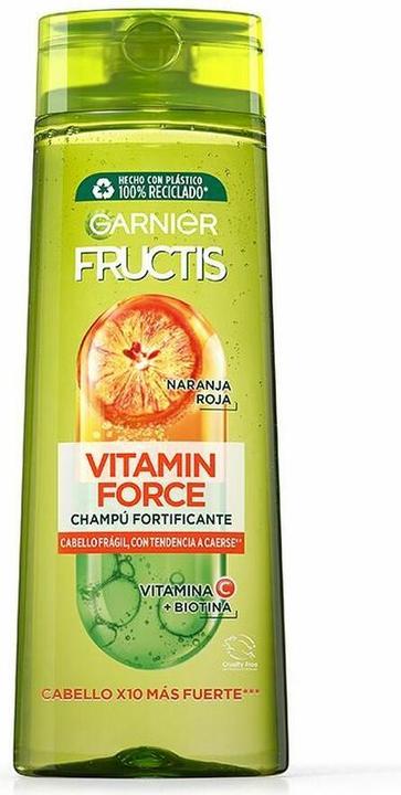 Actual product image Garnier FRUCTIS VITAMIN FORCE champú 360 ml (360 ml, Liquid shampoo)