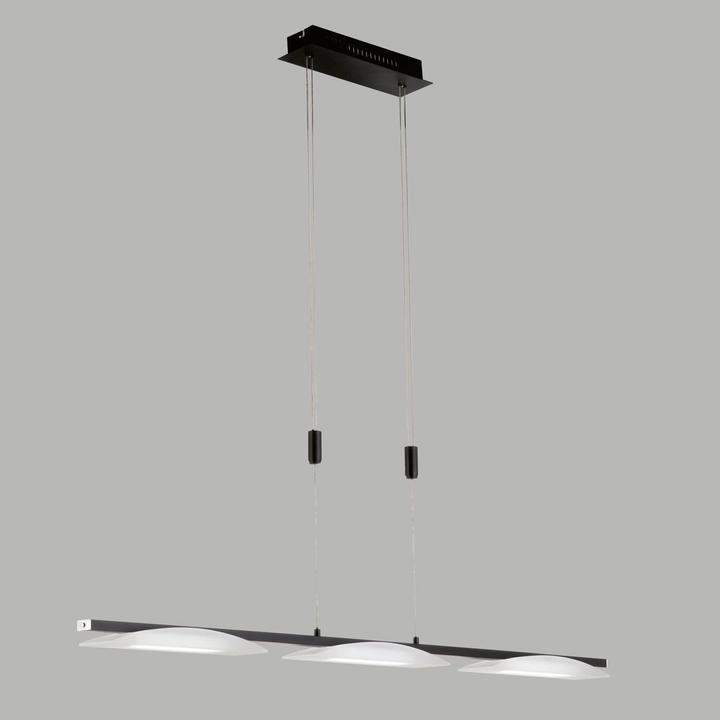 Actual product image Fischer & Honsel Honsel Kop LED pendant light triple 24.9W Tunable white controllable dimmable acrylic glass sandsc