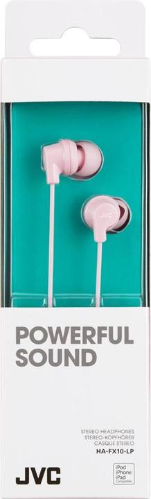 Image du produit JVC HA-FX10-LP-E Ecouteurs intra-auriculaires colorés (Filaire)