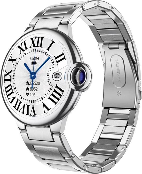 Image du produit EKO Montre connectée 5.0 avec microphone et bracelet en acier avec boucle déployante