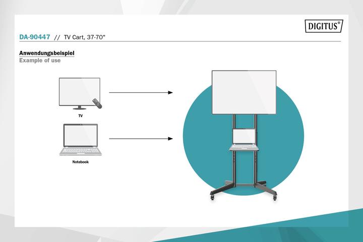 Image du produit Digitus DA-90447 (Universel, 70", 50 kg)