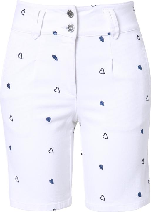 Produktbild Miamoda Jeans-Shorts, Straight Fit, Herz-Stickerei (46)