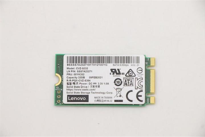 Lenovo SSD 32GB SATA M.2 - Disque dur - Serial ATA (32 Go, M.2)