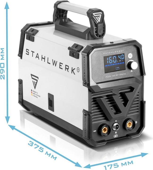 Produktbild Stahlwerk Schweissgerät FLUX 160 ST Digital mit 160 A Vollausstattung