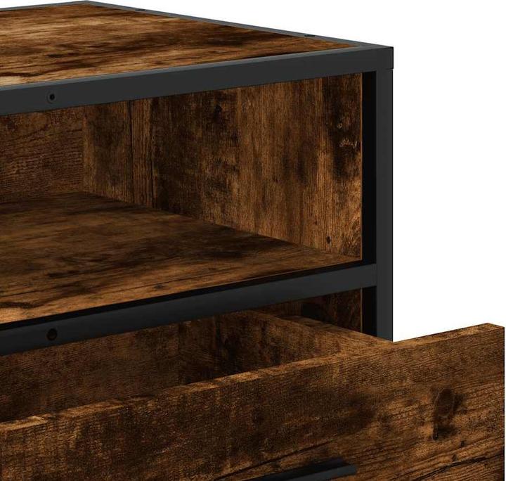 Produktbild VidaXL TV Schrank Lowboard Fernsehschrank Fernsehtisch TV Möbel Räuchereiche (100 x 34.5 x 40 cm)