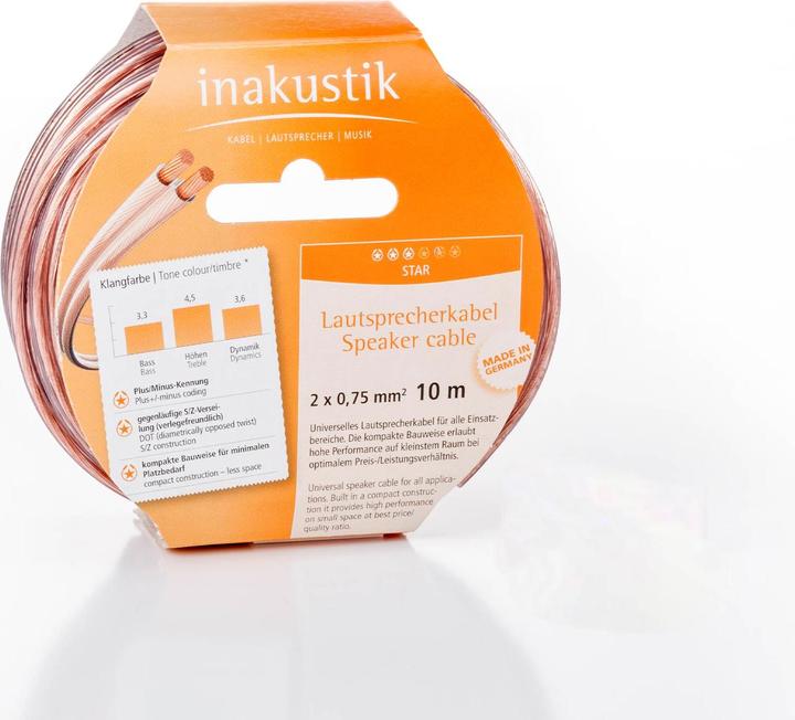 Image du produit Inakustik Star (10 m, 0.75 mm²² mm)