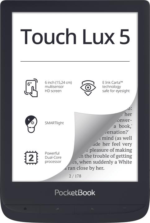 PocketBook Toucher Lux 5 (6", 8 Go, Encre Noire)