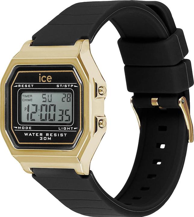 Immagine prodotto ICE Watch Ghiaccio Digit Retro Nero Oro Piccolo 022064 (Orologio digitale, Orologio a fase lunare, 32 mm)