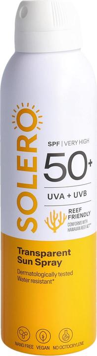 Immagine prodotto Solero Transparent Sonnensp SPF50+ 150ml (Spray solare, SPF 50+, 200 ml)