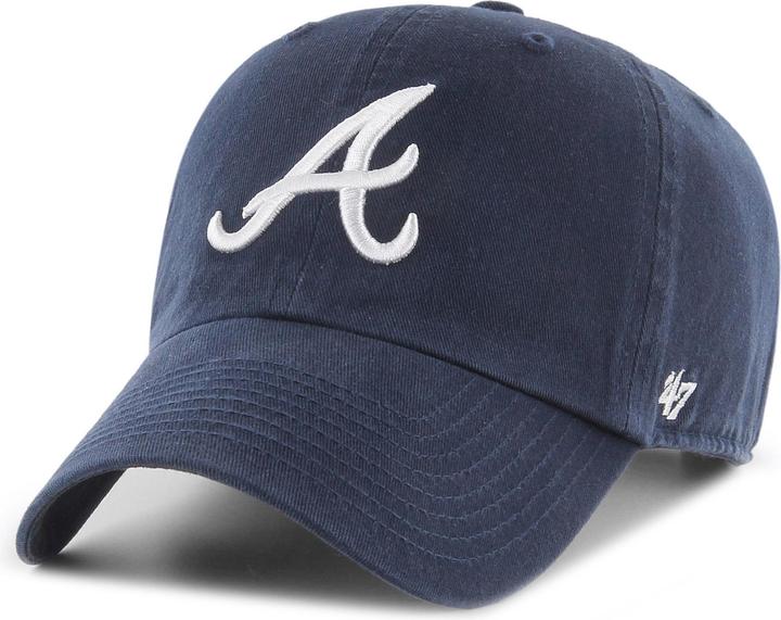 Actual product image 47 Brand Relaxed Fit Cap - MLB Atlanta Braves navy (One size)